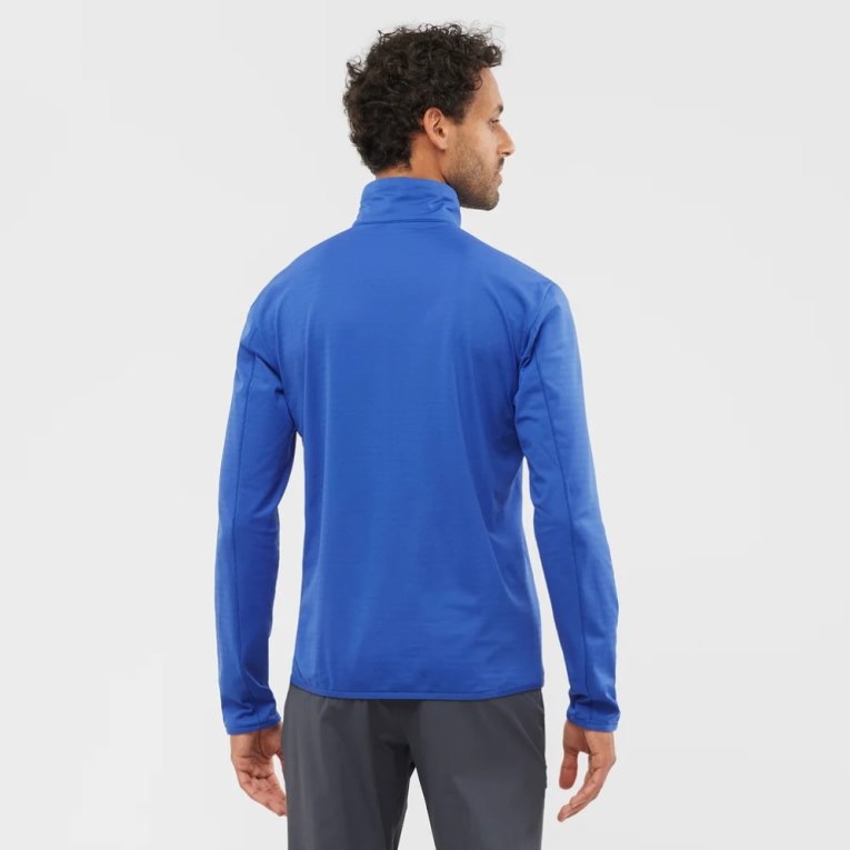 Blue Salomon Essential Lightwarm Half Zip Men's Sweatshirt | PH 75291C